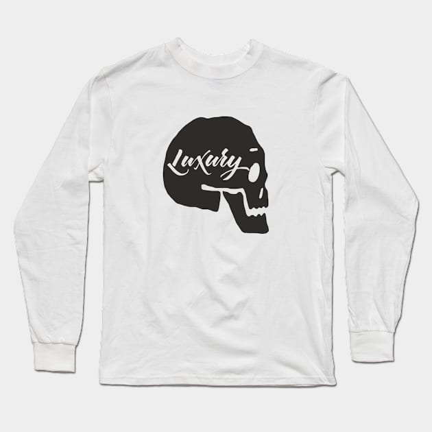 skull Long Sleeve T-Shirt by KLAUSS